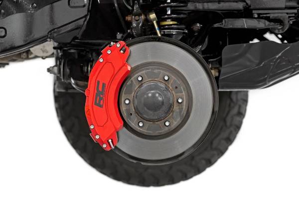 Rough Country - Caliper Cover Red Electric Parking Brakes Ford Expedition (18-23)/F-150 (15-20) Rough Country