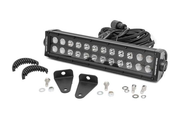 Rough Country - Can-Am Defender 12 Inch Dual Row Bumper LED Kit For 16-19 Defender Rough Country