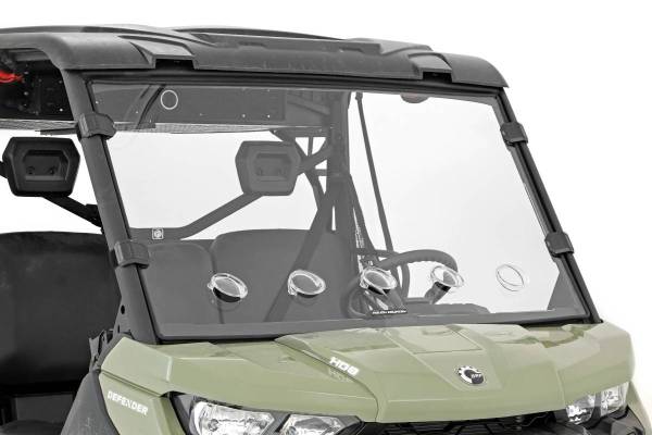 Rough Country - Can-Am Full Windshield Vented 16-21 Can-Am Defender 4WD Rough Country