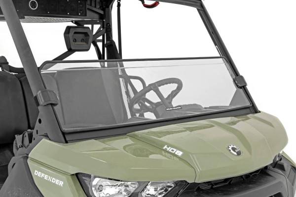 Rough Country - Can-Am Half Windshield 16-21 Can-Am Defender 4WD Rough Country