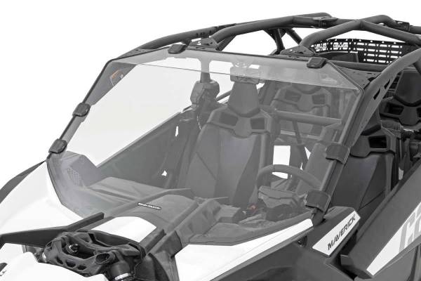 Rough Country - Can-Am Scratch Resistant Full Windshield 17-20 Maverick X3 Rough Country