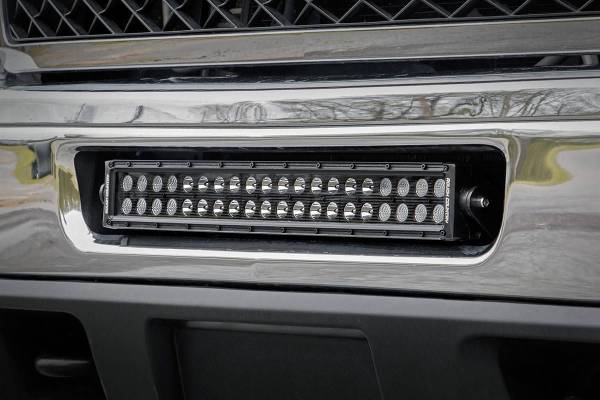 Rough Country - Chevrolet 20 Inch LED Light Bar Hidden Bumper Mounts 11-14 Silverado 2500HD Rough Country