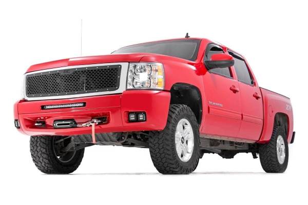 Rough Country - Chevrolet LED Fog Light Kit Black Series 07-13 Silverado 1500 Rough Country