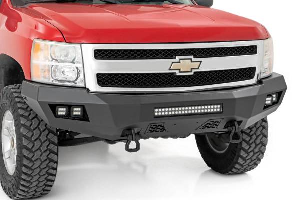 Rough Country - Chevy Heavy-Duty Front LED Bumper For 07-13 1500 Rough Country