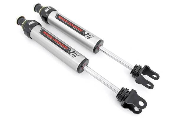 Rough Country - Chevy/GMC Silverado/Sierra 1500 4WD (99-06) V2 Front Shocks (Pair) 0-3.0 Inch Rough Country