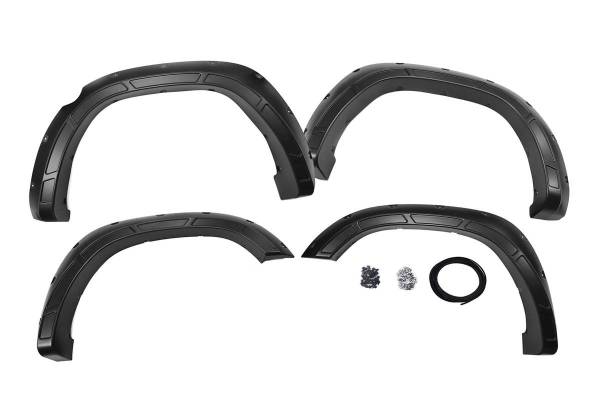 Rough Country - Defender Pocket Fender Flares Gloss Black Ram 1500 2WD/4WD (19-23) Rough Country