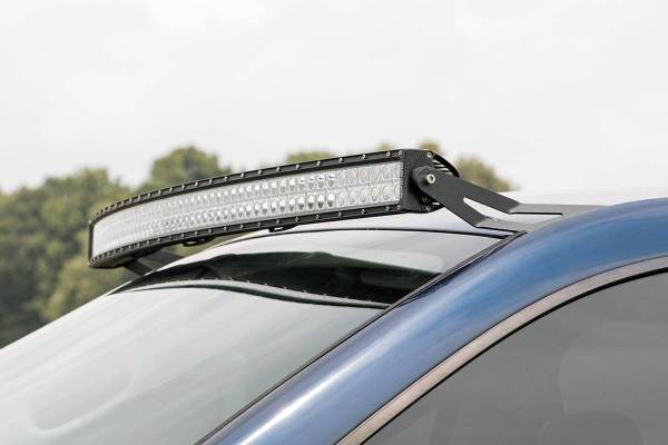 Rough Country - Dodge 54 Inch Curved LED Light Bar Upper Windshield Mounts 03-09 RAM 2500/3500 Rough Country