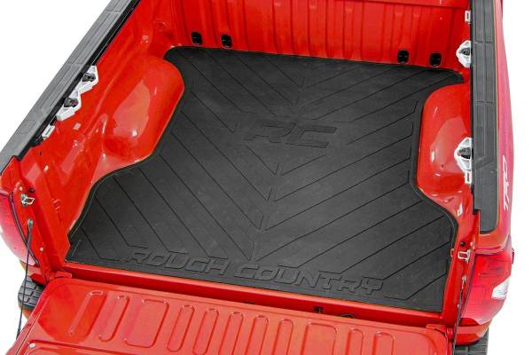 Rough Country - Dodge Bed Mat w/RC Logos 19-20 RAM 1500 5ft 7 Inch Bed Rough Country