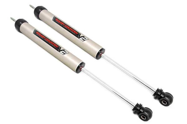 Rough Country - Dodge RAM 1500 4WD 94-01 V2 Front Monotube Shocks Pair 6.5 Inch Rough Country