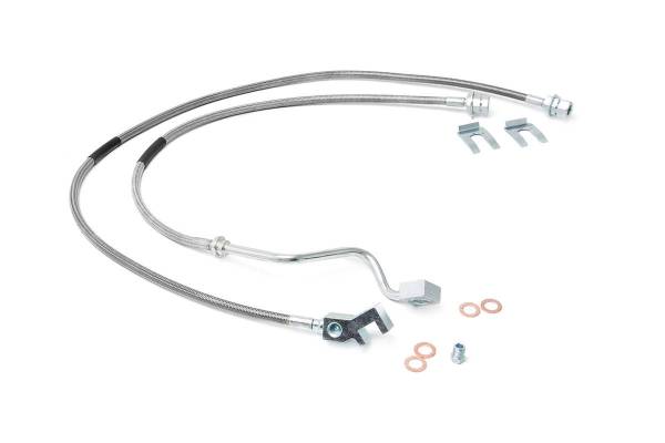 Rough Country - Extended Front Brake Lines 4-8 Inch Lifts 99-04 F250/350 Rough Country