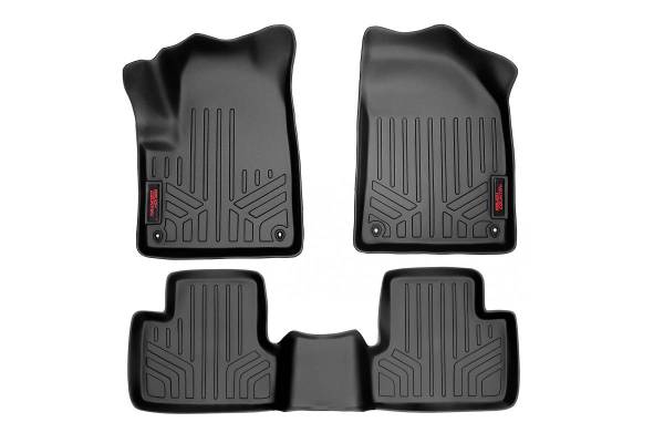 Rough Country - Floor Mats Front and Rear 14-22 Jeep Cherokee KL Rough Country