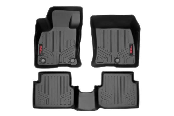 Rough Country - Floor Mats Front and Rear Ford Maverick 2.0L EcoBoost 4WD (22-23) Rough Country