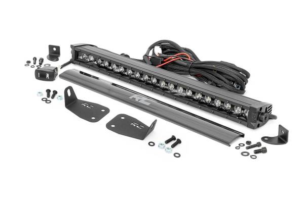 Rough Country - Ford 20.0 Inch LED Bumper Kit w/ Black Series White DRL LED 2021 Ford Bronco Sport Rough Country