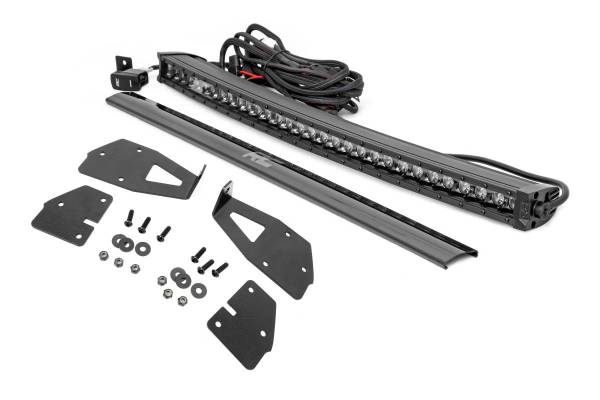 Rough Country - Ford 30 Inch LED Hidden Grille Kit w/Black Series DRL 17-20 Ford F-150 Raptor Rough Country