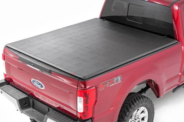 Rough Country - Ford Soft Tri-Fold Bed Cover 17-20 F-250/F-350 Super Duty-6.5 Foot Bed Rough Country