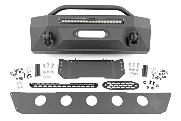 Rough Country - Front Bumper Hybrid with 20 Inch LED Light Bar 14-22 Toyota 4Runner 2WD/4WD Rough Country