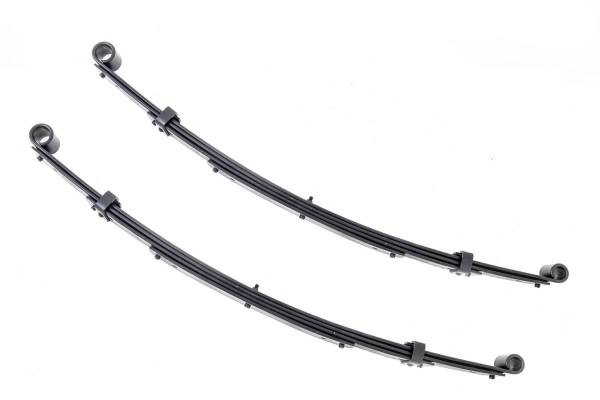 Rough Country - Front Leaf Springs 2 Inch Lift Pair 73-91 GMC Half-Ton Suburban 4WD Rough Country