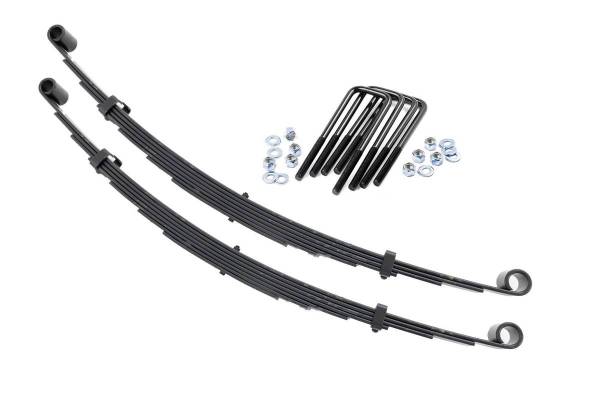 Rough Country - Front Leaf Springs 4 Inch Lift Pair 77-79 Ford F-250 4WD Rough Country