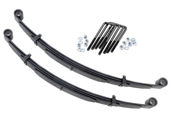 Rough Country - Front Leaf Springs 4 Inch Lift Pair 80-97 Ford F-250 4WD Rough Country