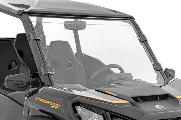 Rough Country - Full Windshield Scratch Resistant Can-Am Commander XT (21-22) Rough Country