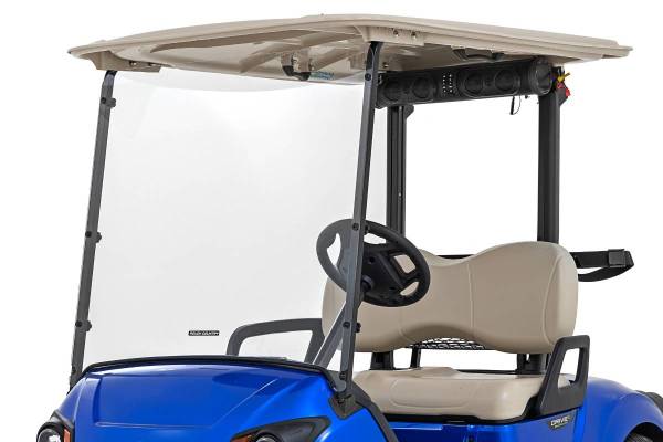 Rough Country - Full Windshield Scratch Resistant Yamaha Drive2 Golf Cart (2022) Rough Country