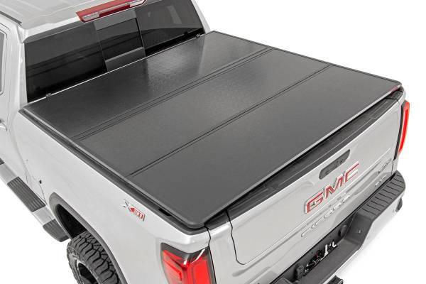 Rough Country - GM Hard Tri-Fold Bed Cover 6.5 Ft Bed 14-18 Chevy/GMC 1500 Rough Country