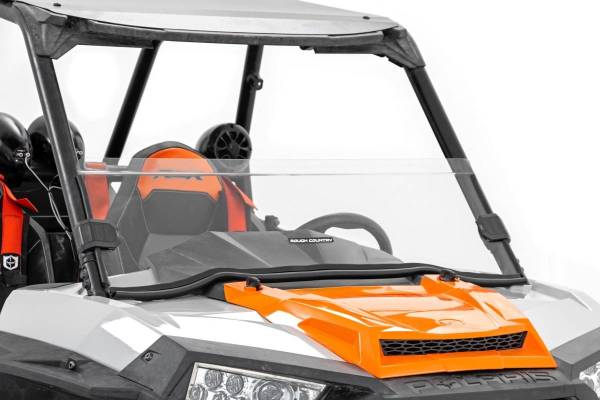 Rough Country - Half Windshield Scratch Resistant 14-22 Polaris RZR XP 1000/RZR XP 4 1000 Rough Country