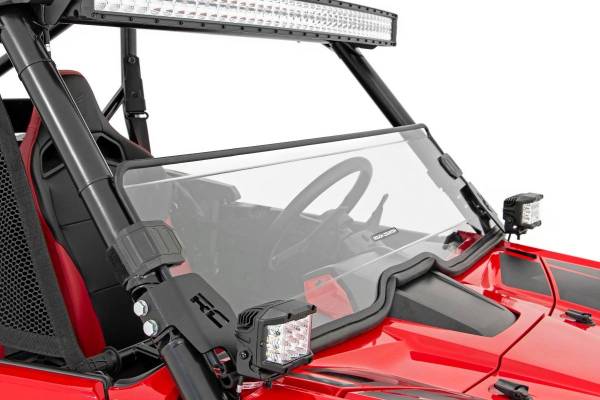 Rough Country - Half Windshield Scratch Resistant 19-22 Honda Talon 1000X/20-22 Talon 1000X-4 Rough Country