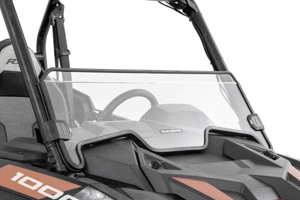 Rough Country - Half Windshield Scratch Resistant 19-22 Polaris RZR XP 1000/RZR XP 4 1000 Rough Country