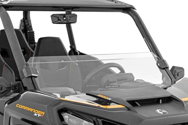 Rough Country - Half Windshield Scratch Resistant Can-Am Commander XT (21-22) Rough Country