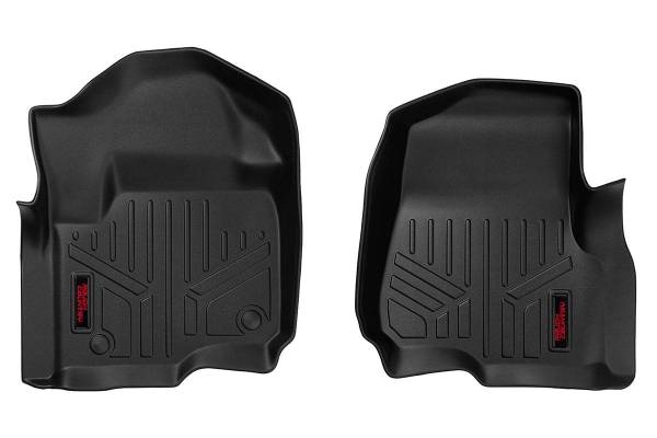 Rough Country - Heavy Duty Floor Mats Front-17-20 Ford Super Duty Rough Country