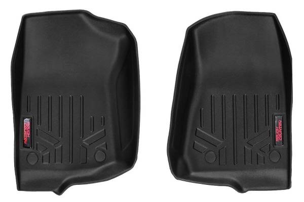 Rough Country - Heavy Duty Floor Mats Front-18-20 Jeep JL, Gladiator JT Rough Country