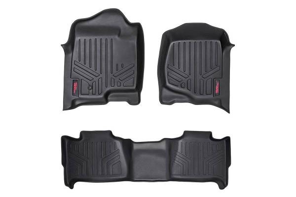 Rough Country - Heavy Duty Floor Mats Front/Rear-07-13 Chevrolet Tahoe Rough Country