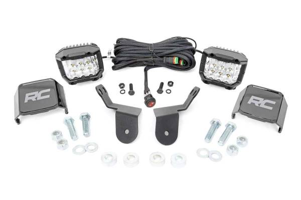 Rough Country - Honda Dual LED Cube Kit 3.0 Inch Osram Wide-Angle Series 16-20 Pioneer Rough Country