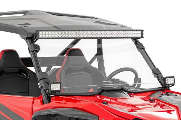 Rough Country - Honda Scratch Resistant Full Windshield (2019-2020 Honda Talon) Rough Country