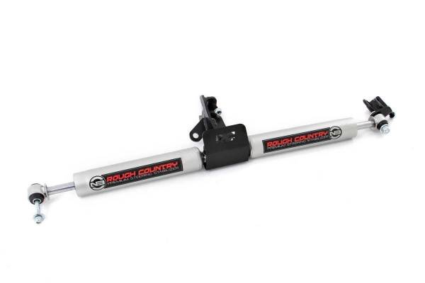 Rough Country - Jeep Dual Steering Stabilizer 99-04 Grand Cherokee WJ Rough Country