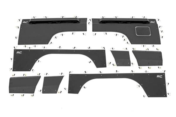 Rough Country - Jeep Front & Rear Upper and Lower Quarter Panel Armor-97-01 Cherokee XJ Rough Country