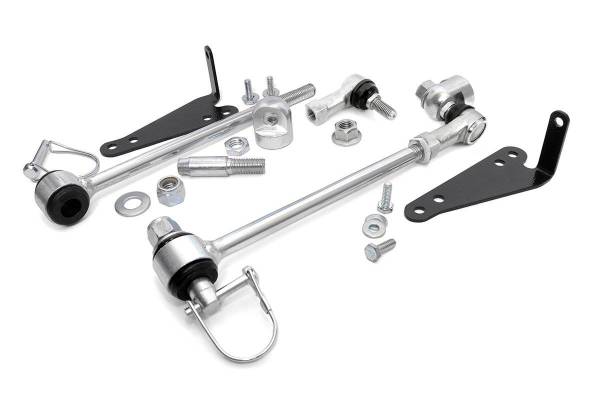 Rough Country - Jeep Front Sway Bar Disconnects 4-6 Inch 97-06 4WD Jeep Wrangler TJ Rough Country