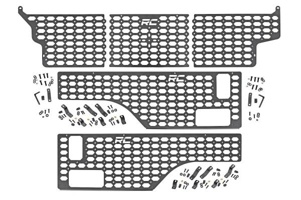 Rough Country - Jeep Molle Panel Bed Mounting System 20-21 Gladiator Combo-All Sides Rough Country