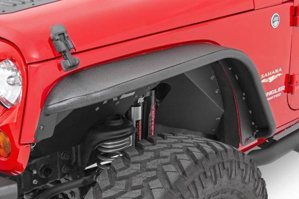 Rough Country - Jeep Tubular Front Fender Flares 07-18 Wrangler JK Rough Country