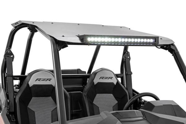 Rough Country - Metal Fab Roof 20 Inch LED Combo 14-22 Polaris RZR XP 1000/RZR XP 4 1000 Rough Country