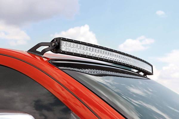 Rough Country - Nissan 50 Inch Curved LED Light Bar Upper Windshield Mounts 04-15 Titan Rough Country