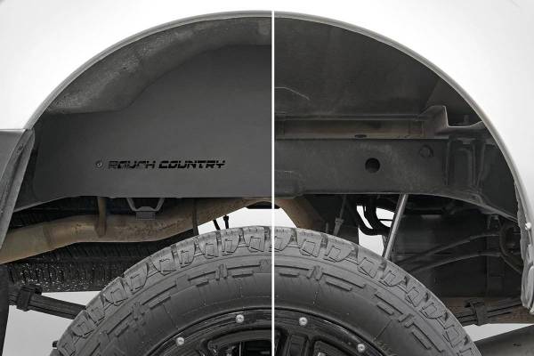 Rough Country - Nissan Frontier Steel Rear Wheel Well Liners 05-19 Crew Cab Rough Country