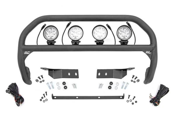 Rough Country - Nudge Bar 4 Inch Round Led (x4) 07-21 Toyota Tundra 2WD/4WD Rough Country