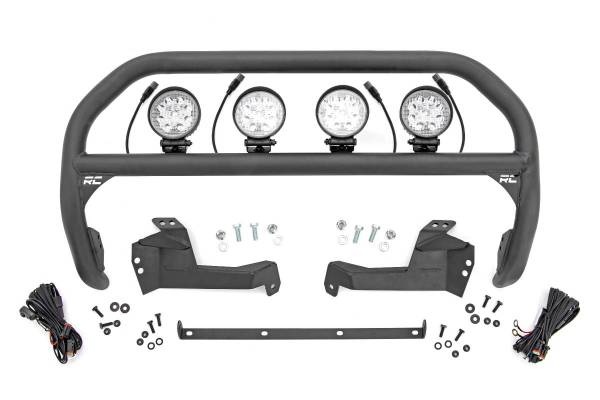 Rough Country - Nudge Bar 4 Inch Round Led (x4) 2021 Ford Bronco Sport 4WD Rough Country