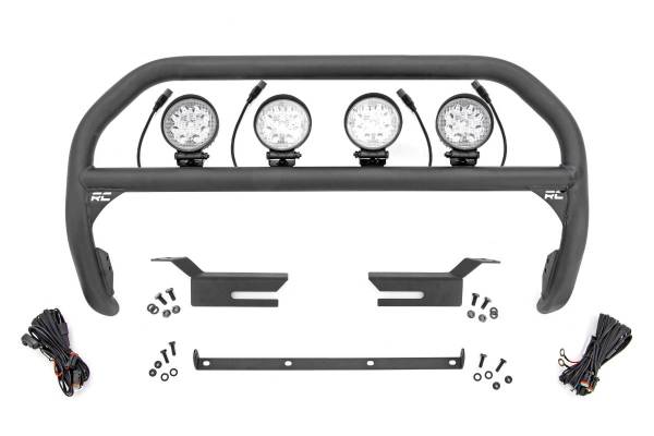 Rough Country - Nudge Bar 4 Inch Round Led (x4) 21-22 Ford Bronco 4WD Rough Country