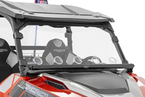 Rough Country - Polaris Full Windshield Vented 16-21 Polaris General 4WD Rough Country