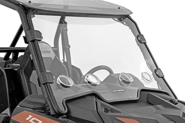 Rough Country - Polaris Full Windshield Vented 20-21 Polaris RZR 1000XP 4WD Rough Country