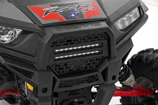 Rough Country - Polaris RZR Dual 10 Inch Slimline LED Grille Kit For 14-Pres RZR 1000XP/1000S Rough Country