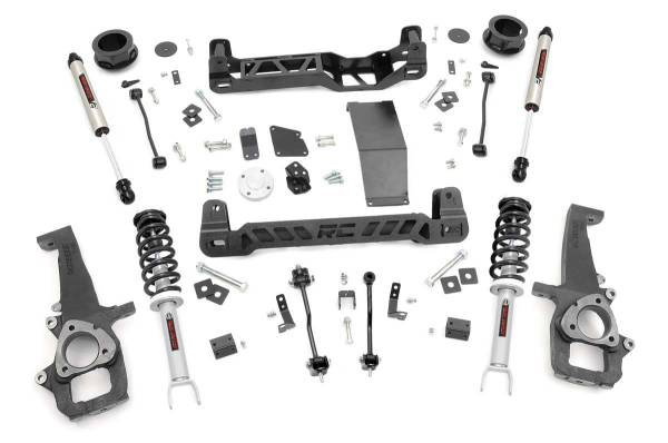 Rough Country - RAM 1500 4 Inch Suspension Lift Kit N3 Struts w/V2 Shocks For 12-18 RAM 1500 4WD Rough Country